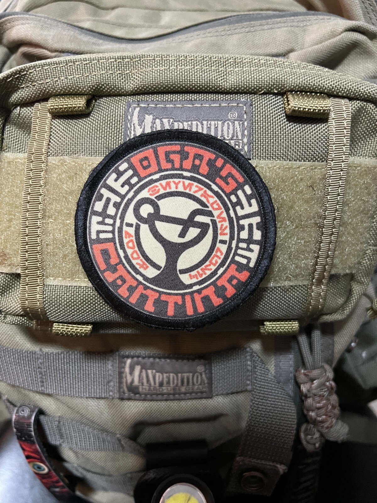 Oga's Cantina Ranco Coaster PATCH Hook and loop Morale Patch