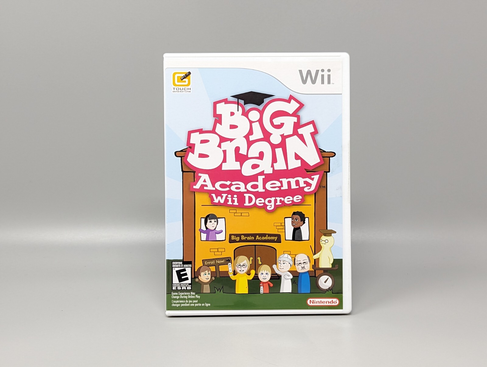 Big Brain Academy Wii Degree Nintendo Wii Replacement Case & Manual Only No Game