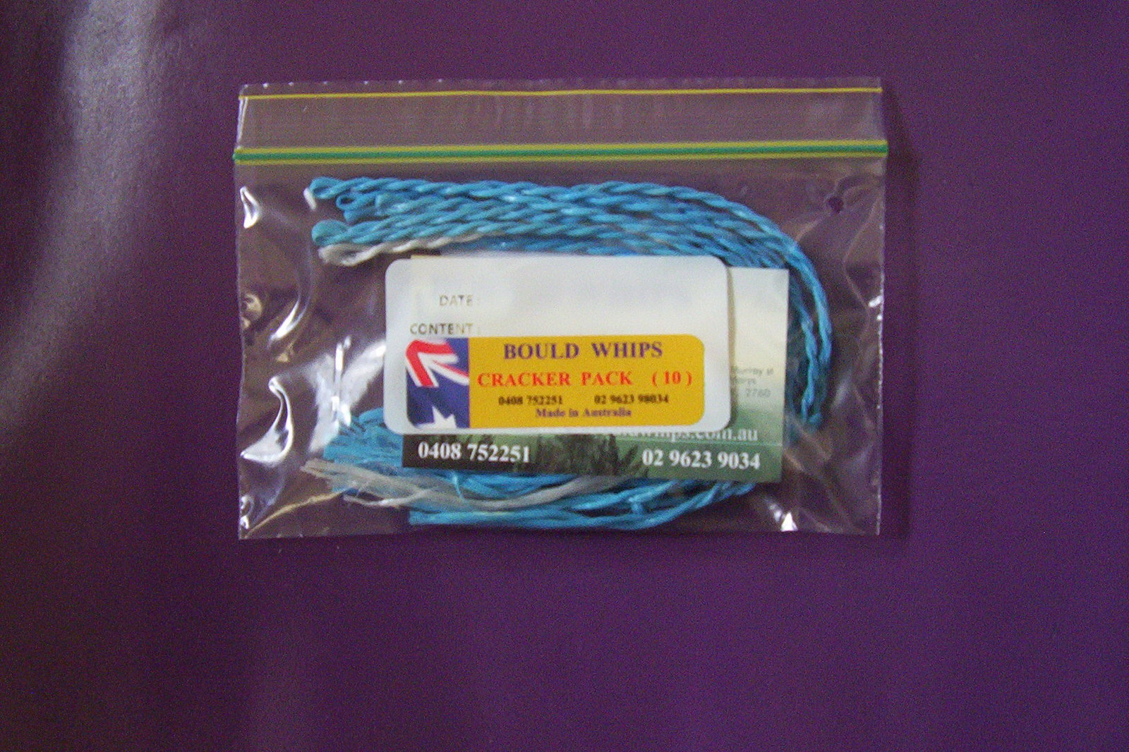 Stock Whip / Bull whip crackers 10 pack