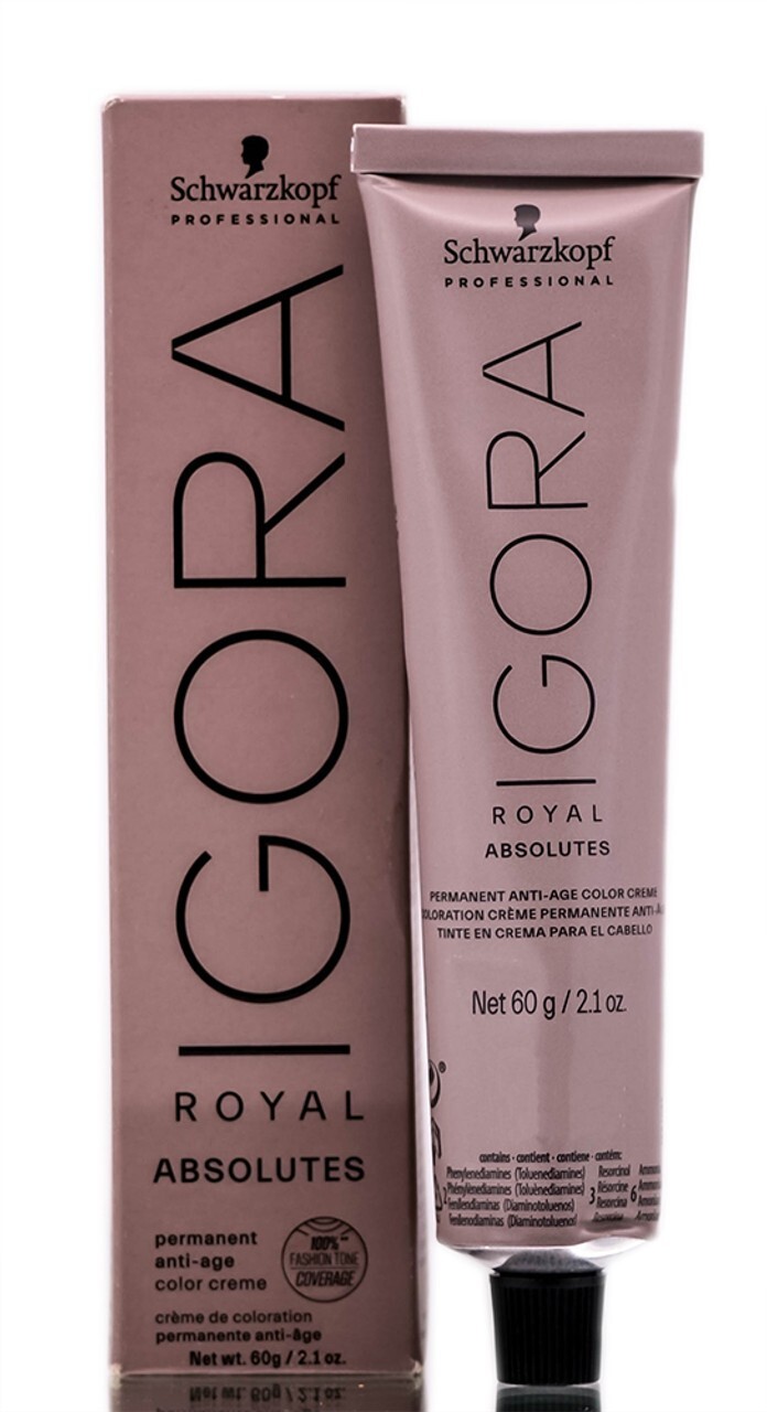 Schwarzkopf Igora Absolutes #8-140 Light Blonde Cendre Beige Natural, 2.1 oz