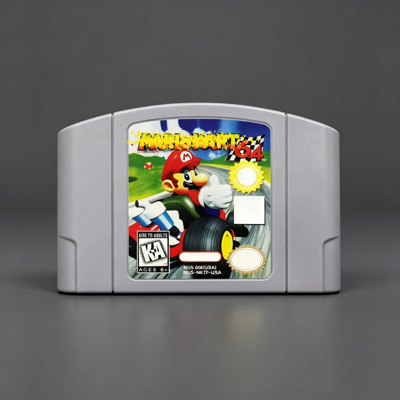 Mario Kart 64 Games Cartridge For Nintendo 64 Console US Version