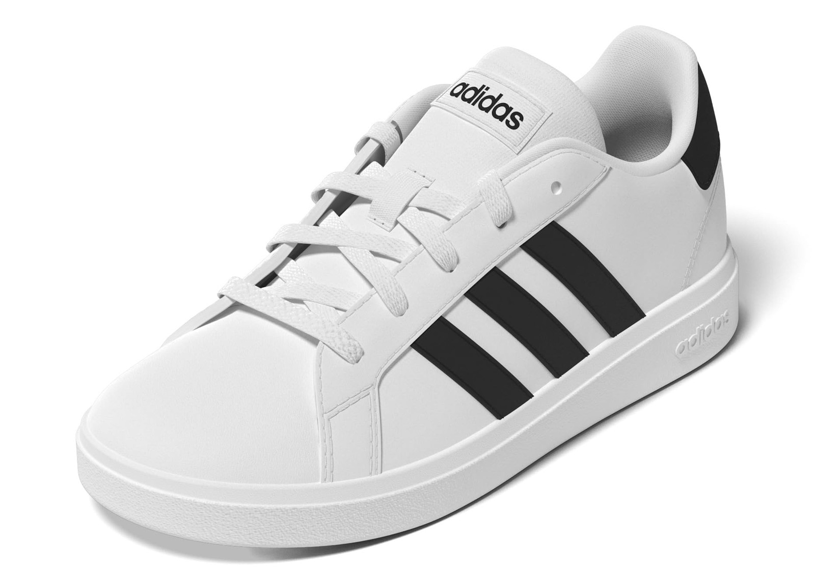 adidas Kids Grand Court 2.0 Tennis Shoe - Unisex-Child Sneakers black and white