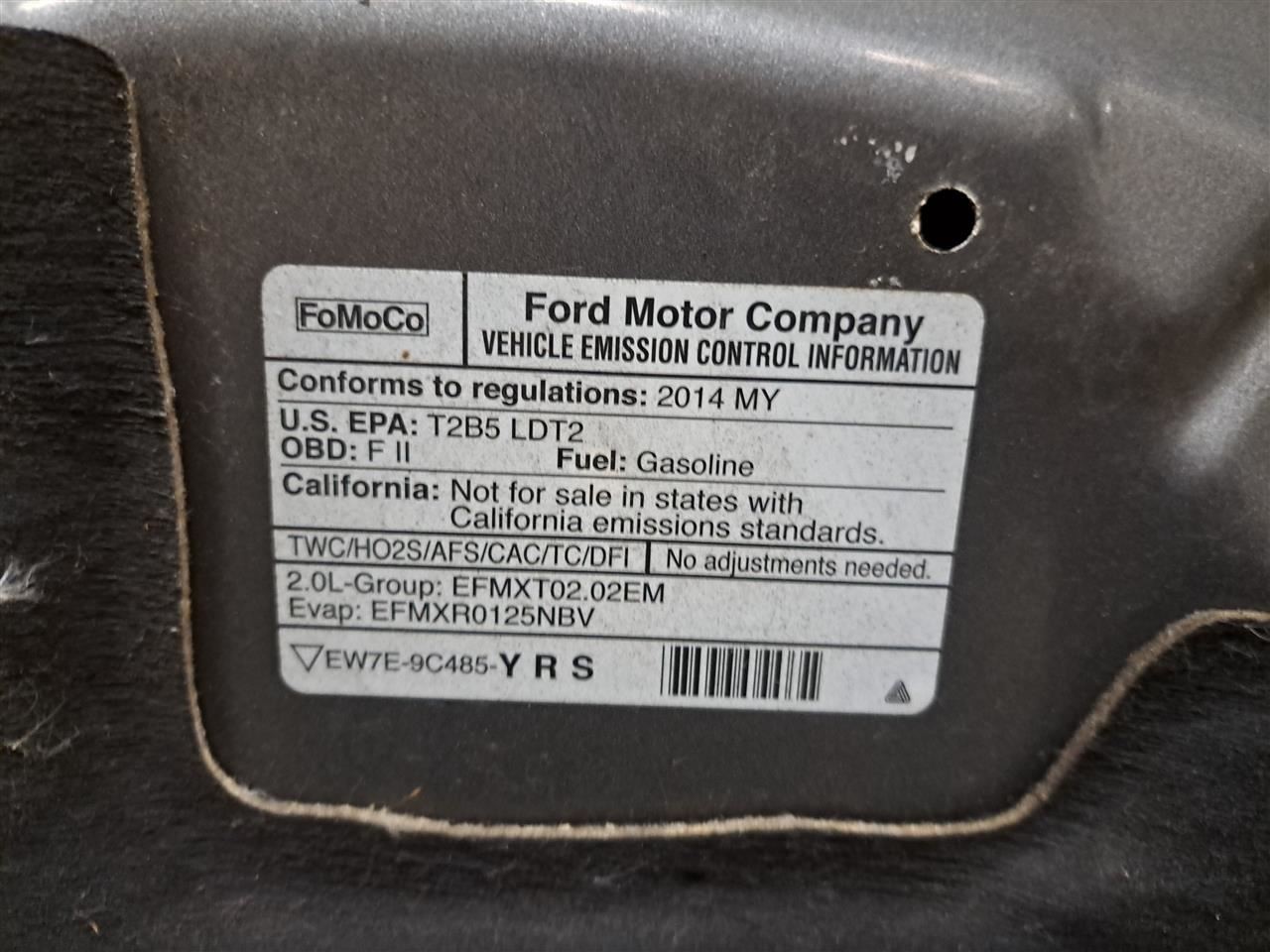 Rear 2014 Escape Camera/Projector Sku#4272114