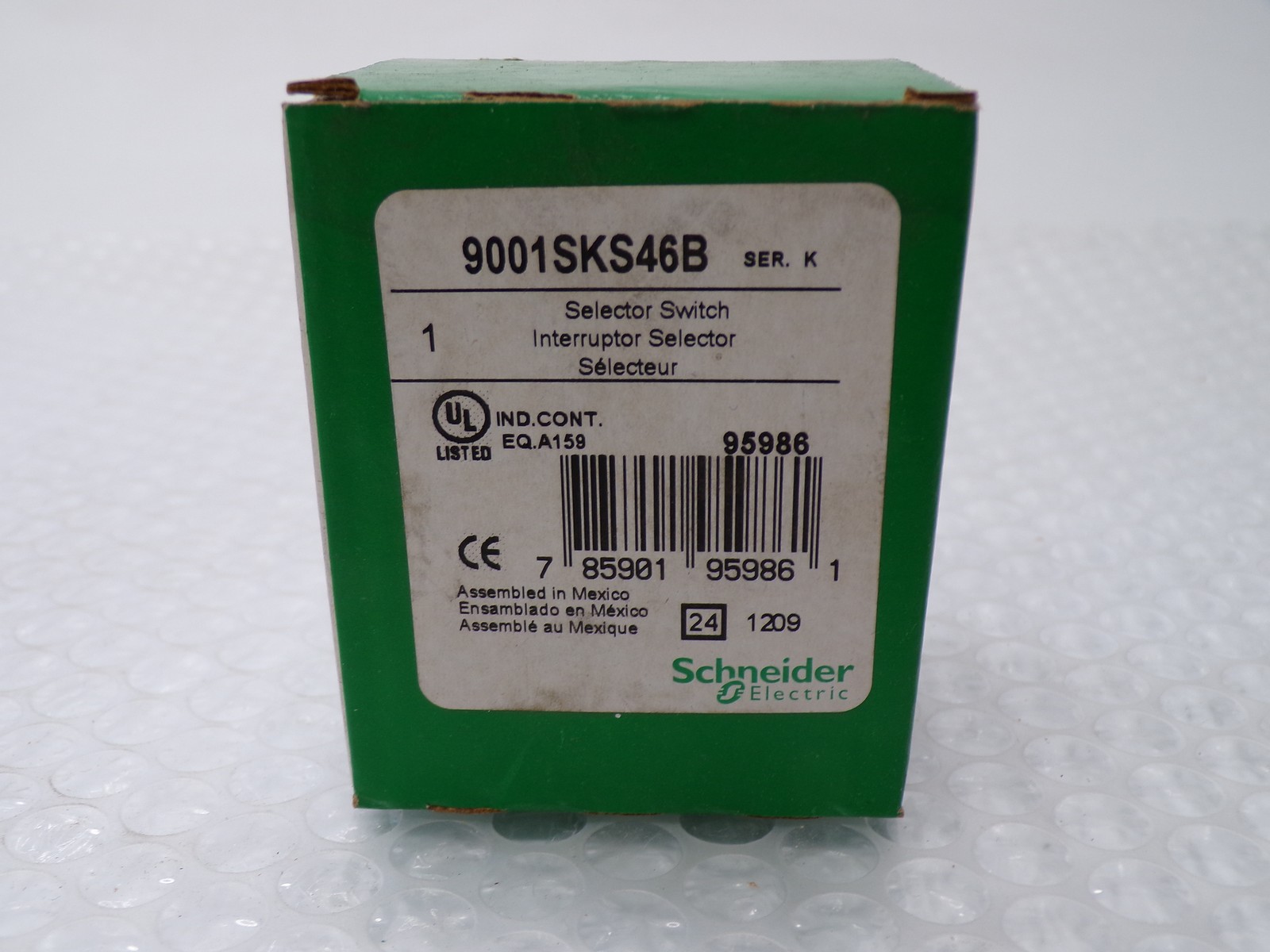 SCHNEIDER ELECTRIC 9001SKS46B SER.K SELECTOR SWITCH NSMP