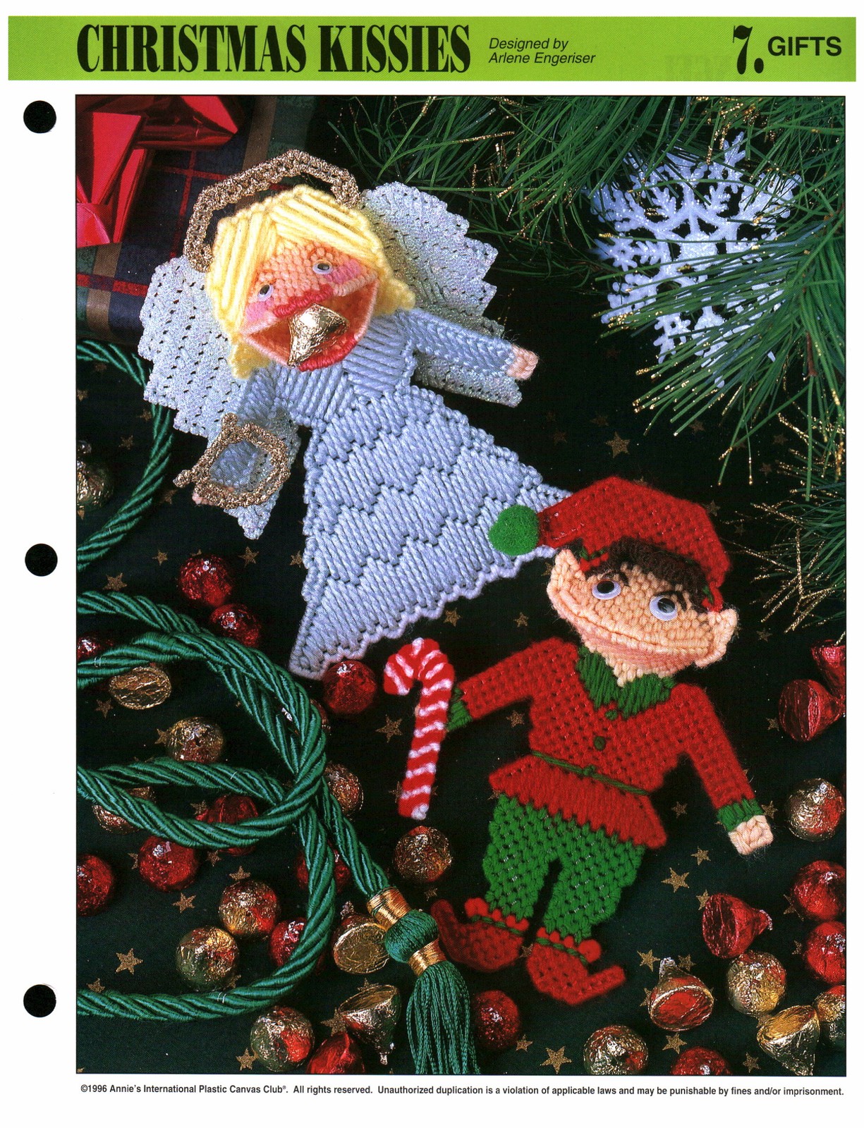 Christmas Kisses | Annie's Plastic Canvas Club Gifts PLCX423-03