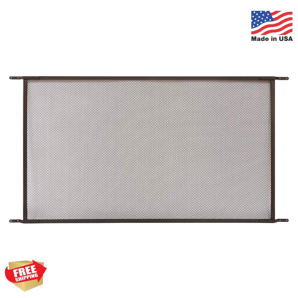 Prime-Line PL 15942 Sliding Patio Door Grill, 48 In. Width, Bronze Finish (Singl