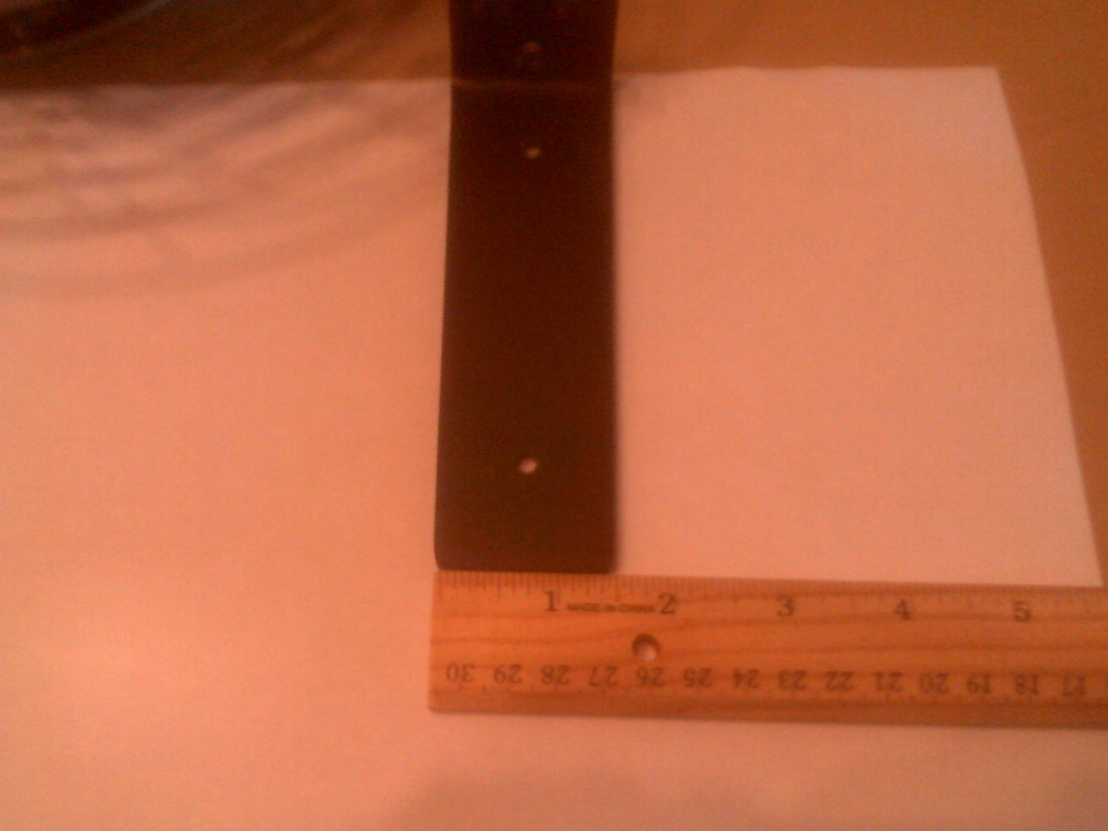 EVALD Floating Shelf Brackets 5 1/4" Minimalistic 4 Piece Black