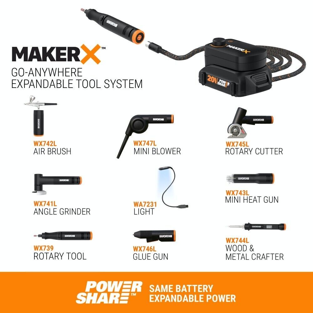 WA7231 WORX USB LED Flex Light