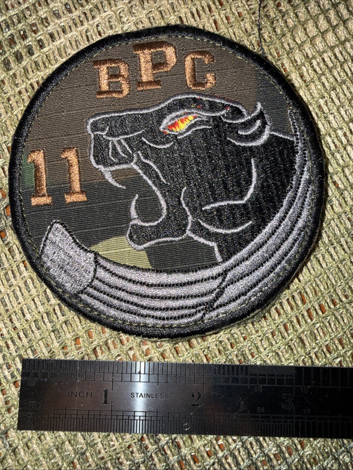 French Foreign Legion 11th Shock Parachute Regiment Unit Color Patch