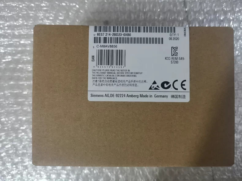 6ES7 214-2BD23-0XB8 1PC NEW SIEMENS S7-200 CPU 224 6ES7214-2BD23-0XB8 2BD23-0XB8