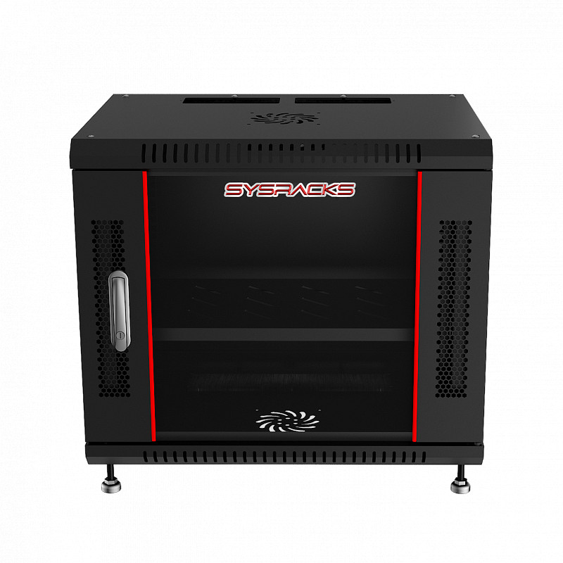 9U Sysracks Wall Mount IT Data Network Server Rack Cabinet Enclosure 24" Depth