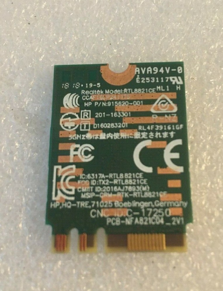 HP Pavilion X360 15-CR0051OD WIRELESS/ BLUETOOTH CARD