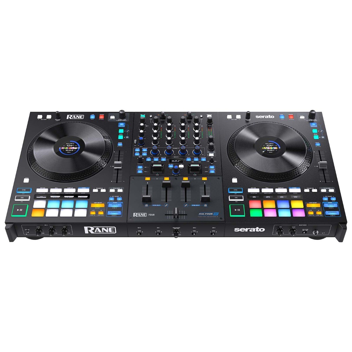 Rane FOUR Advanced 4 Channel Mixer Stems Serato DJ Pro Controller Rane 4