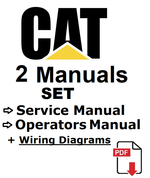 CAT Caterpillar 236D Skid Steer Loader BGZ Service Operators Manual PDF USB