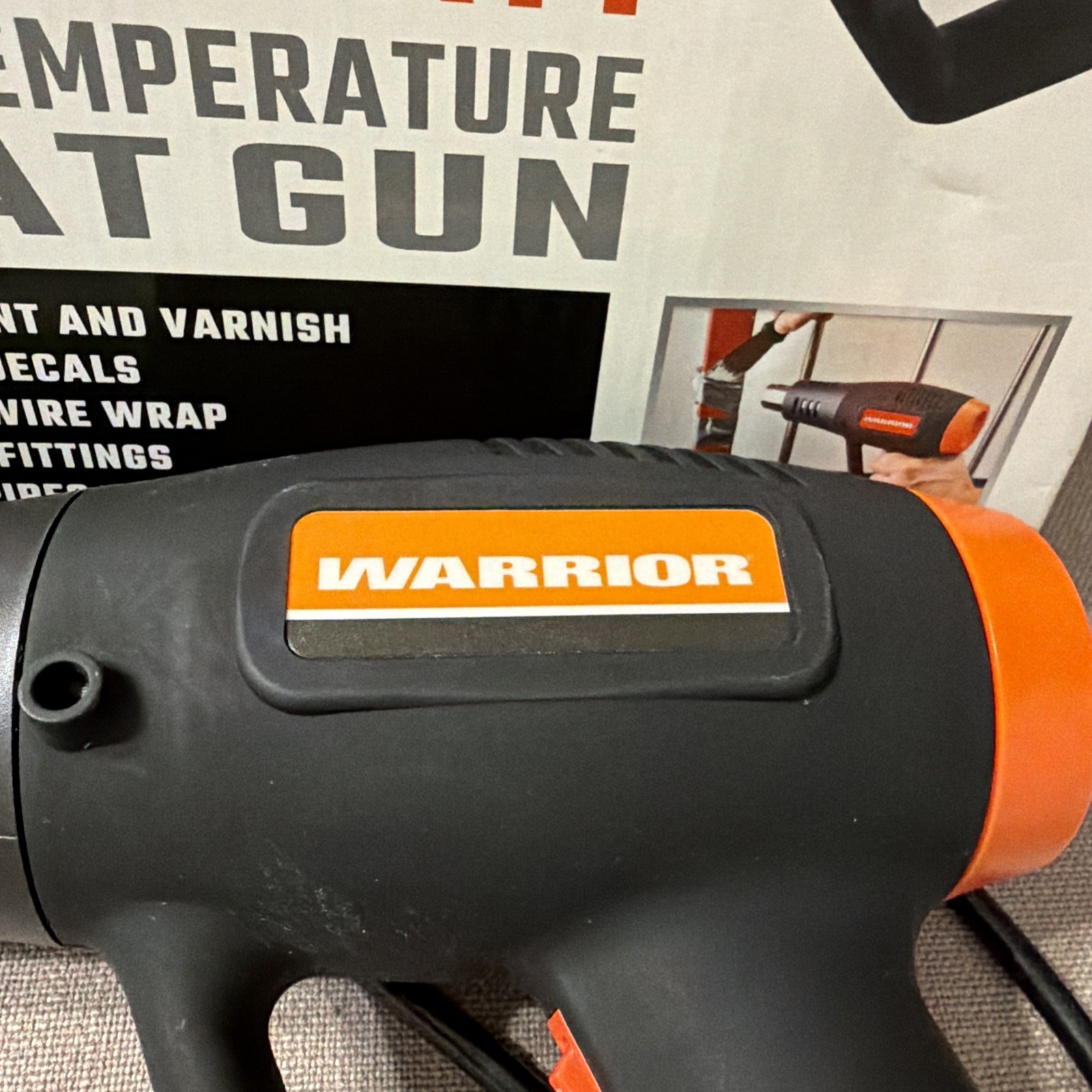 1500W Dual Temperature Heat Gun Warrior Open Box