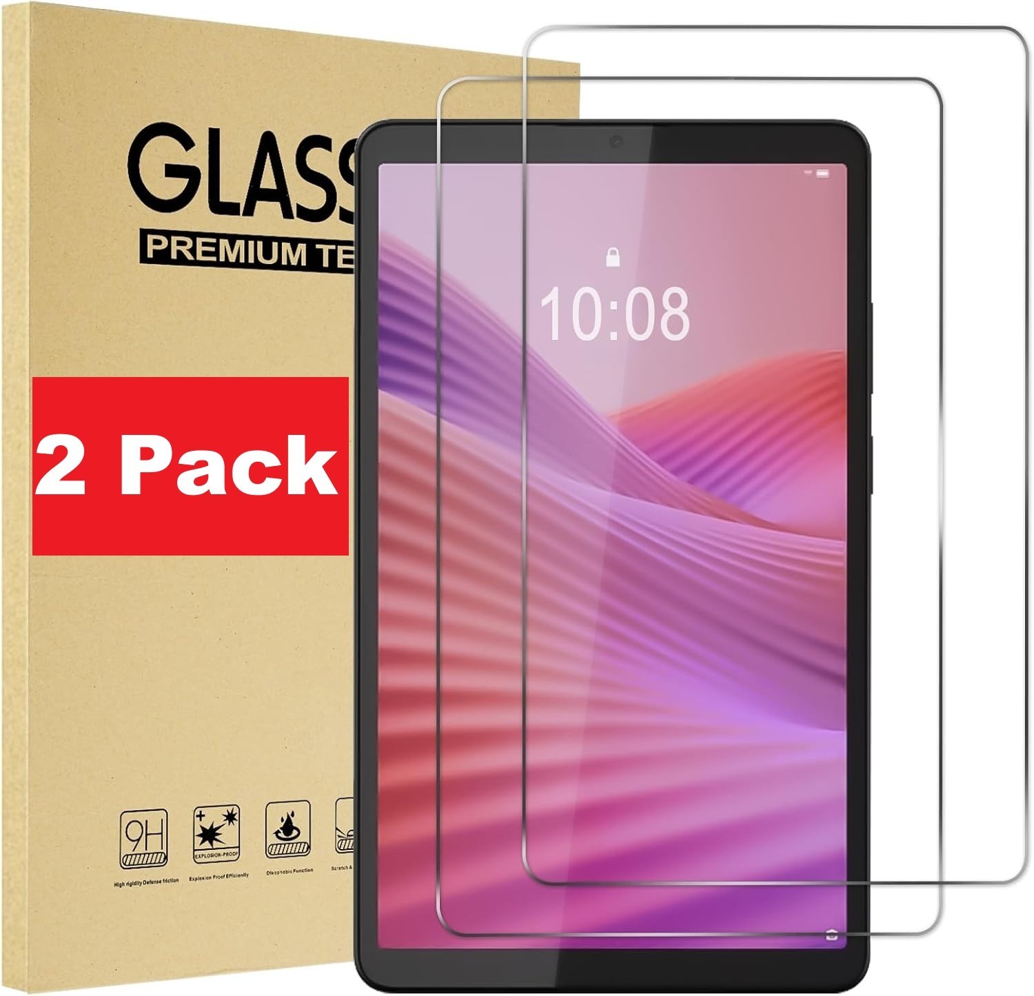 (2 Pack) For Lenovo Tab One 8.7" TB305XU/TB305FU Tempered Glass Screen Protector
