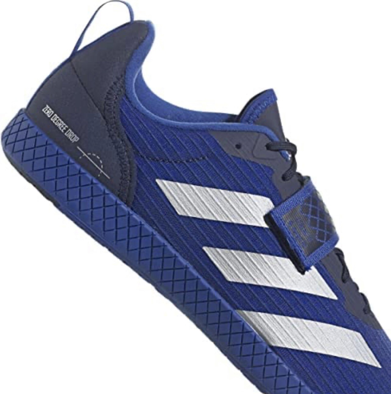 Adidas THE TOTAL Weightlifting Shoes Men's Trainers Deadlift Blue Gym Sneakers