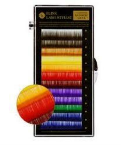 Rainbow Lashes C Curl