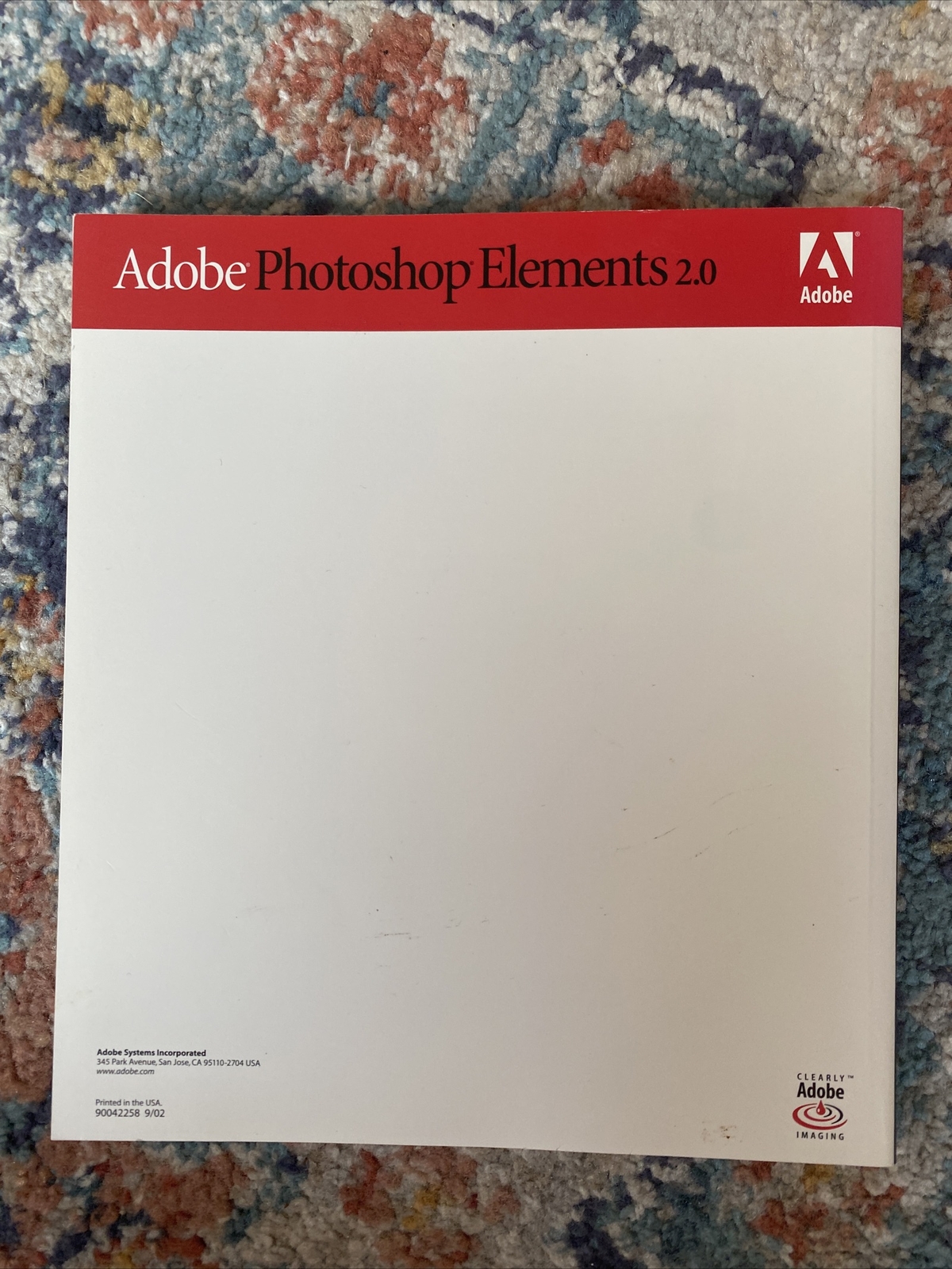 Adobe Photoshop Elements 2.0 Users Manuel