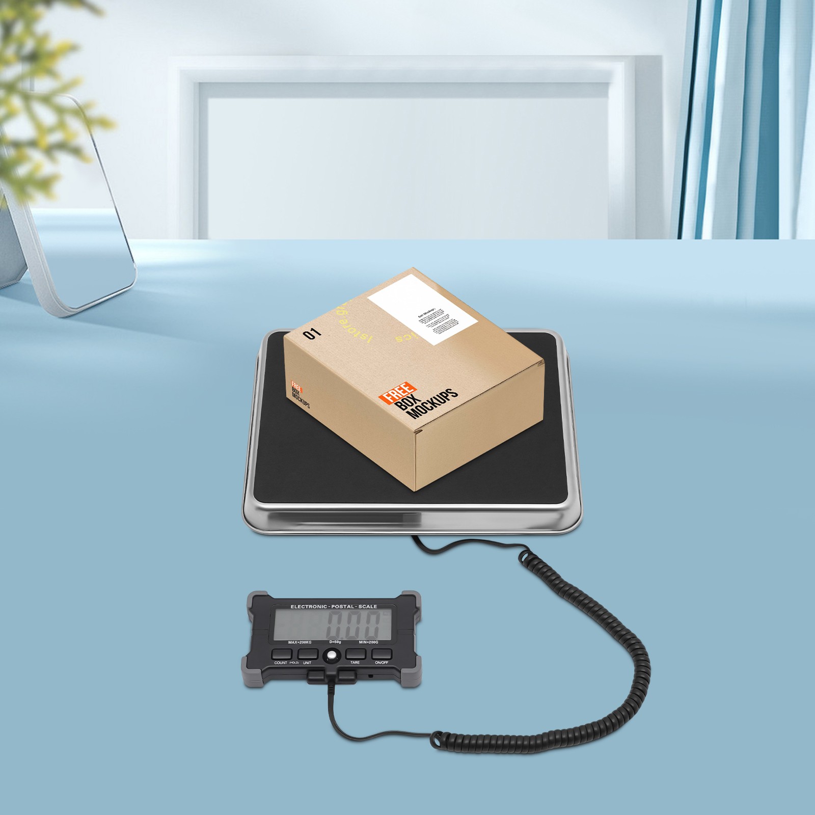 Weight Shipping Postage Scales Digital Postal Scale Mail Letter Package 440LBS
