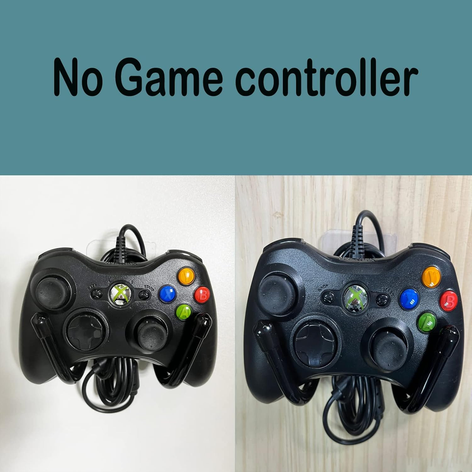 3 Pack Universal Self-Adhesive Game Controller Wall Mount Storage Organizer Stan