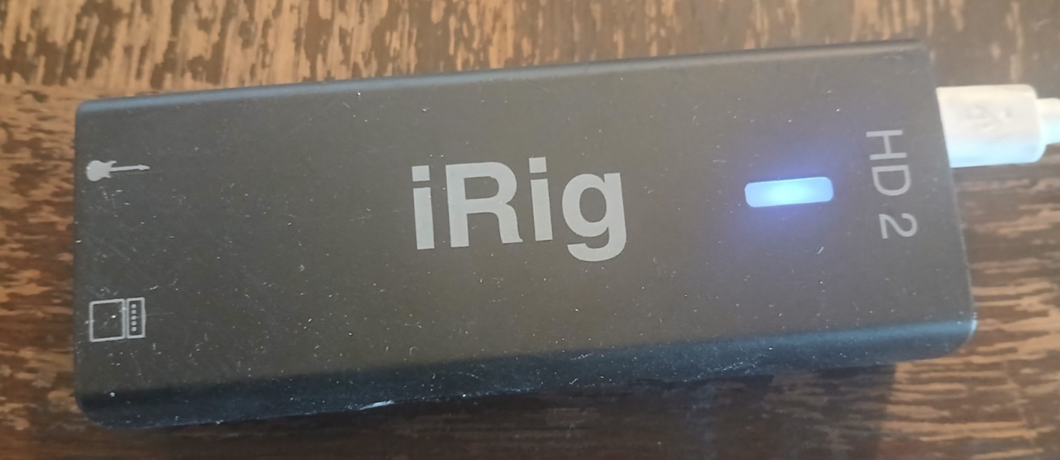 IK iRig HD 2 Guitar Interface Pre-Owned *POWER TESTED ONLY-NOT FUNCTION TESTED*