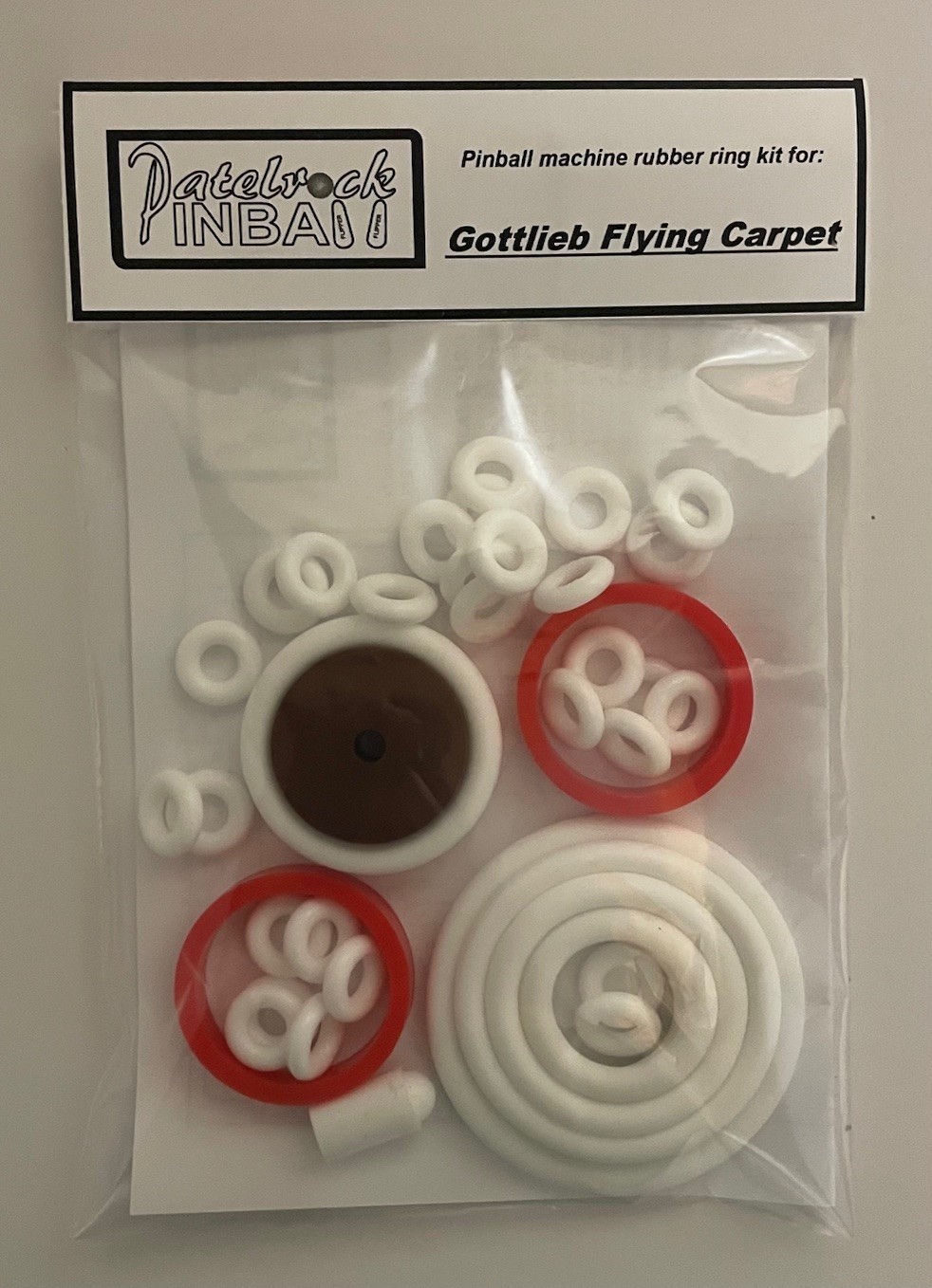 1972 Gottlieb Flying Carpet Pinball Machine Rubber Ring Kit