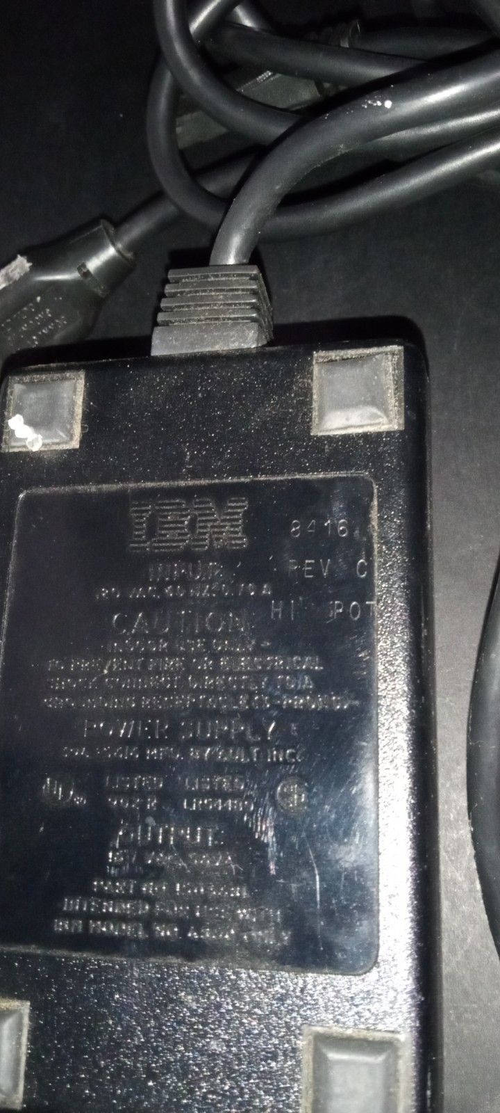 1983 IBM PC Jr 4860 Vintage Computer Turns on...LOOK