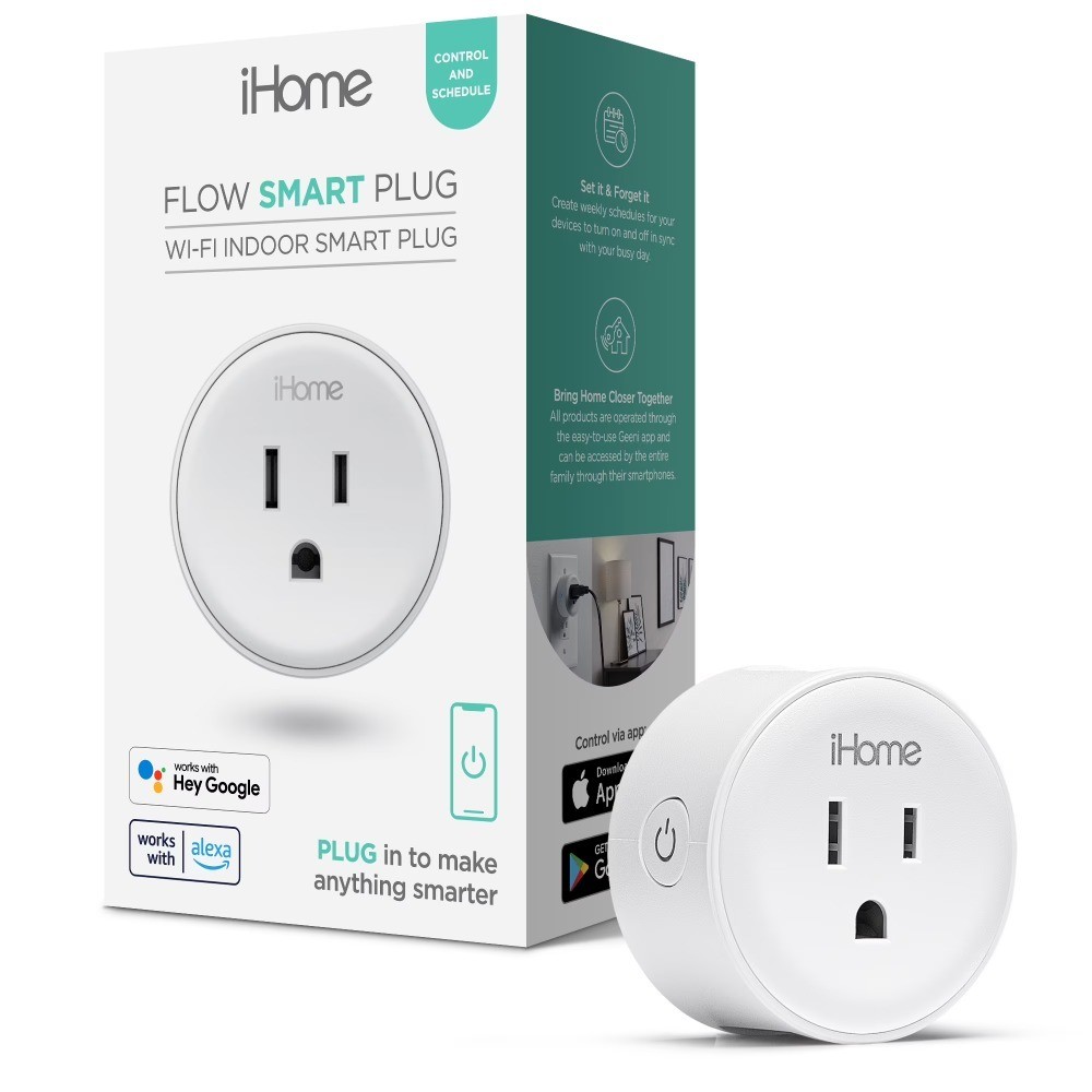 Smart Plug 10A WiFi Outlet Works with Alexa Google Home App Control Remote Voice