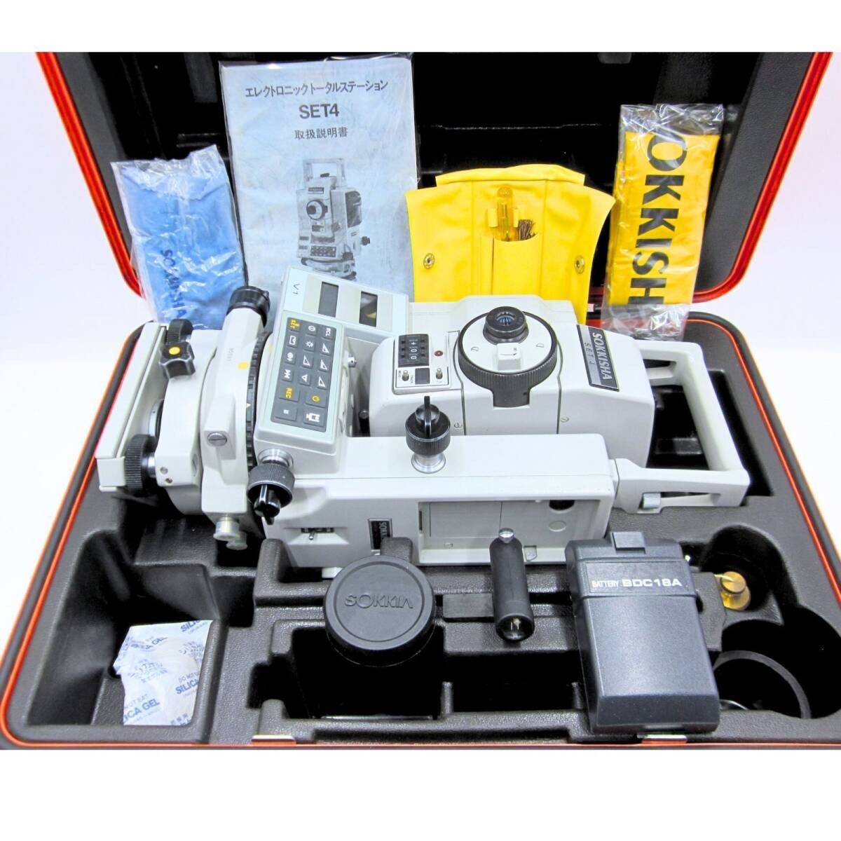 Sokkia SET4 Total Station Sokkisha Used Excellent Condition Theodolite EDM Geosp