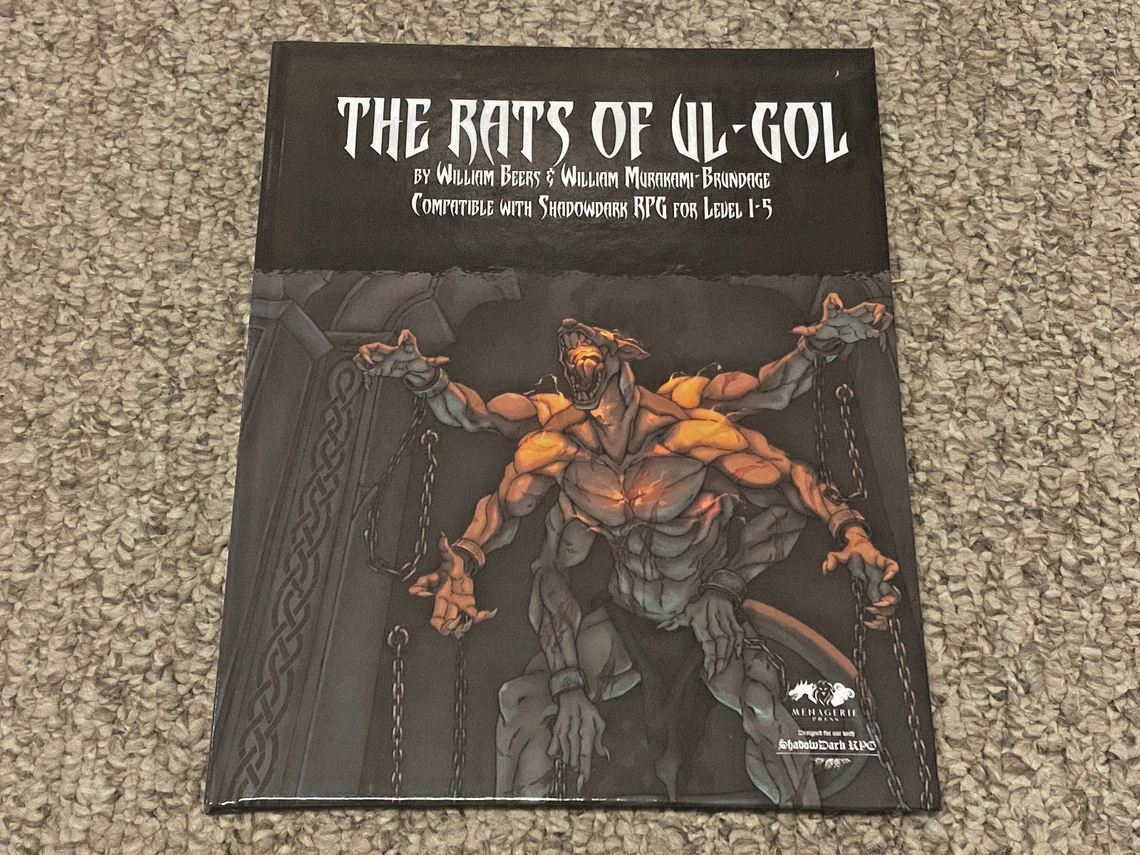 Rats of Ul-Gol (Menagerie Press, 2024, Hardcover) - Shadowdark RPG