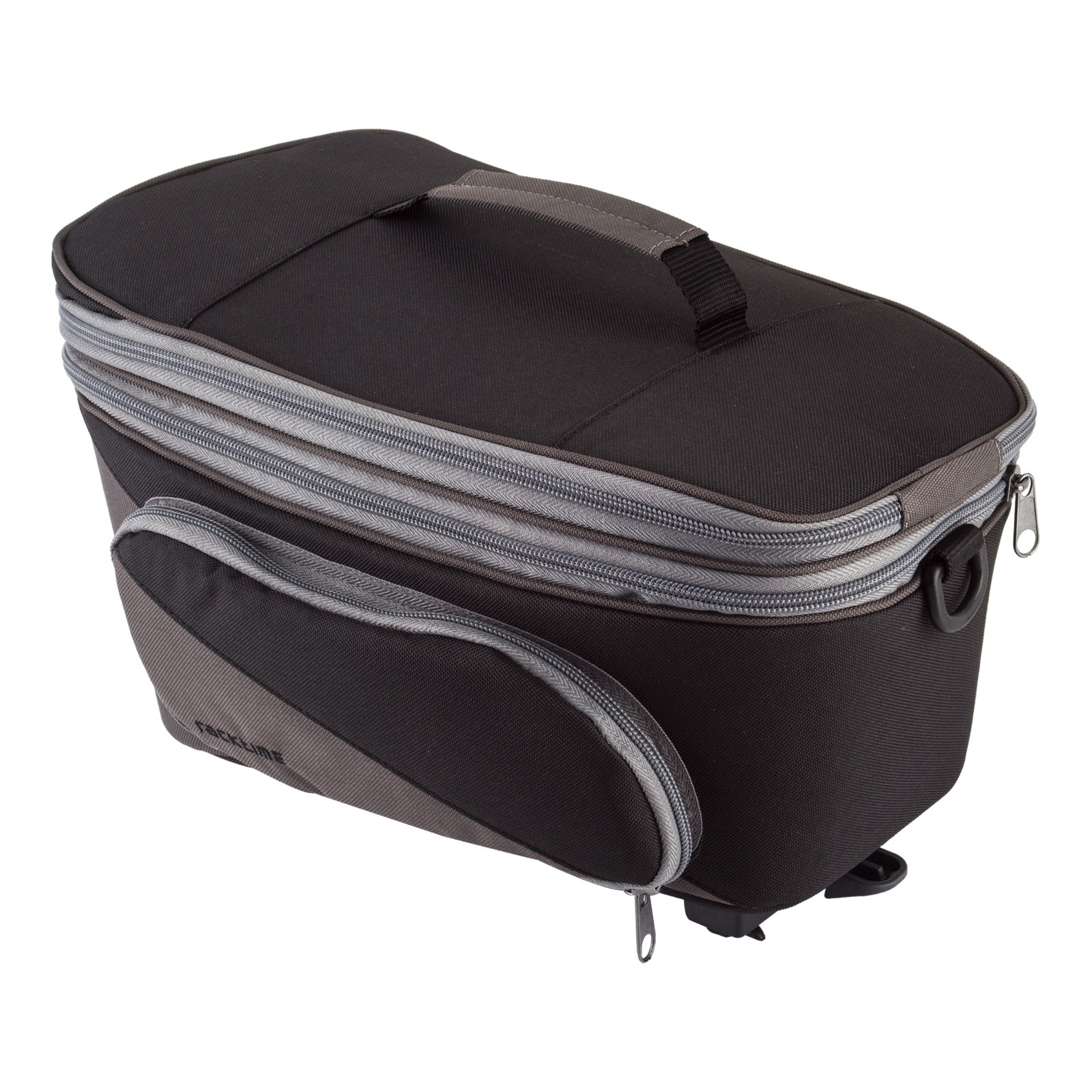 Racktime Talis Plus Rack-Top Rear Bag/Panniers W/Snapit 2.0 Mntng Blk/Gry 914402