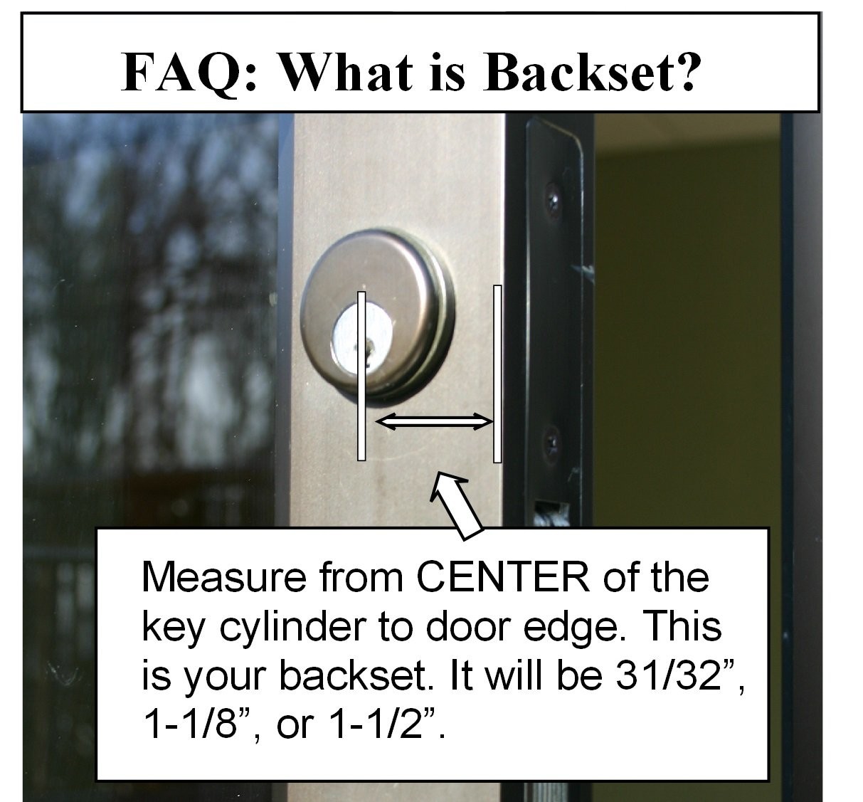 Storefront Door Mortise Lock Hook Deadbolt & Double Keyed Cylinder Combo, Ada...