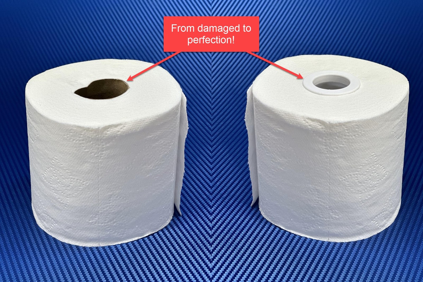 ParaBellum Designs TP Glide Roller – Friction-Free Insert 2Pck Regular, White