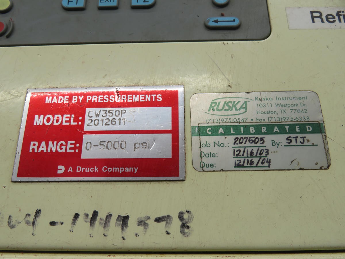 DRUCK CW350P PNEUMATIC CONTROLLER T226944