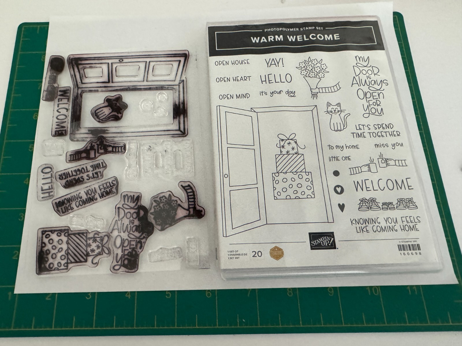 Warm Welcome Photopolymer Stamp Set