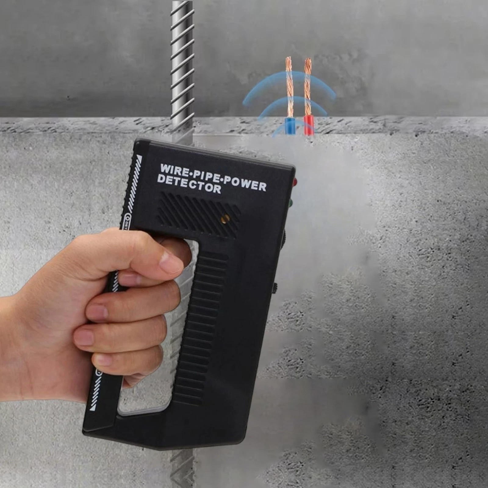 Handheld Wpp123 Electronic Detector Device Wall Wire Pipe Metal Scanner Tool