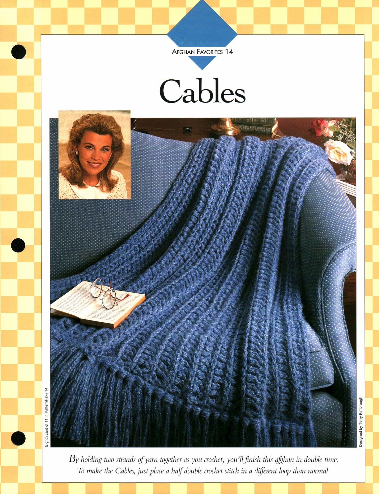 Cables Afghan - Afghan Favorites 14 | Vanna Crochet Faves 85140-H