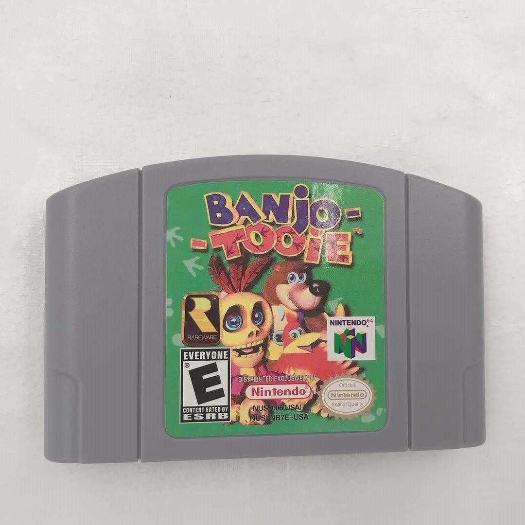 BANJO-TOOIE Game Cartridge For Nintendo 64 Console Tested Free Shipping