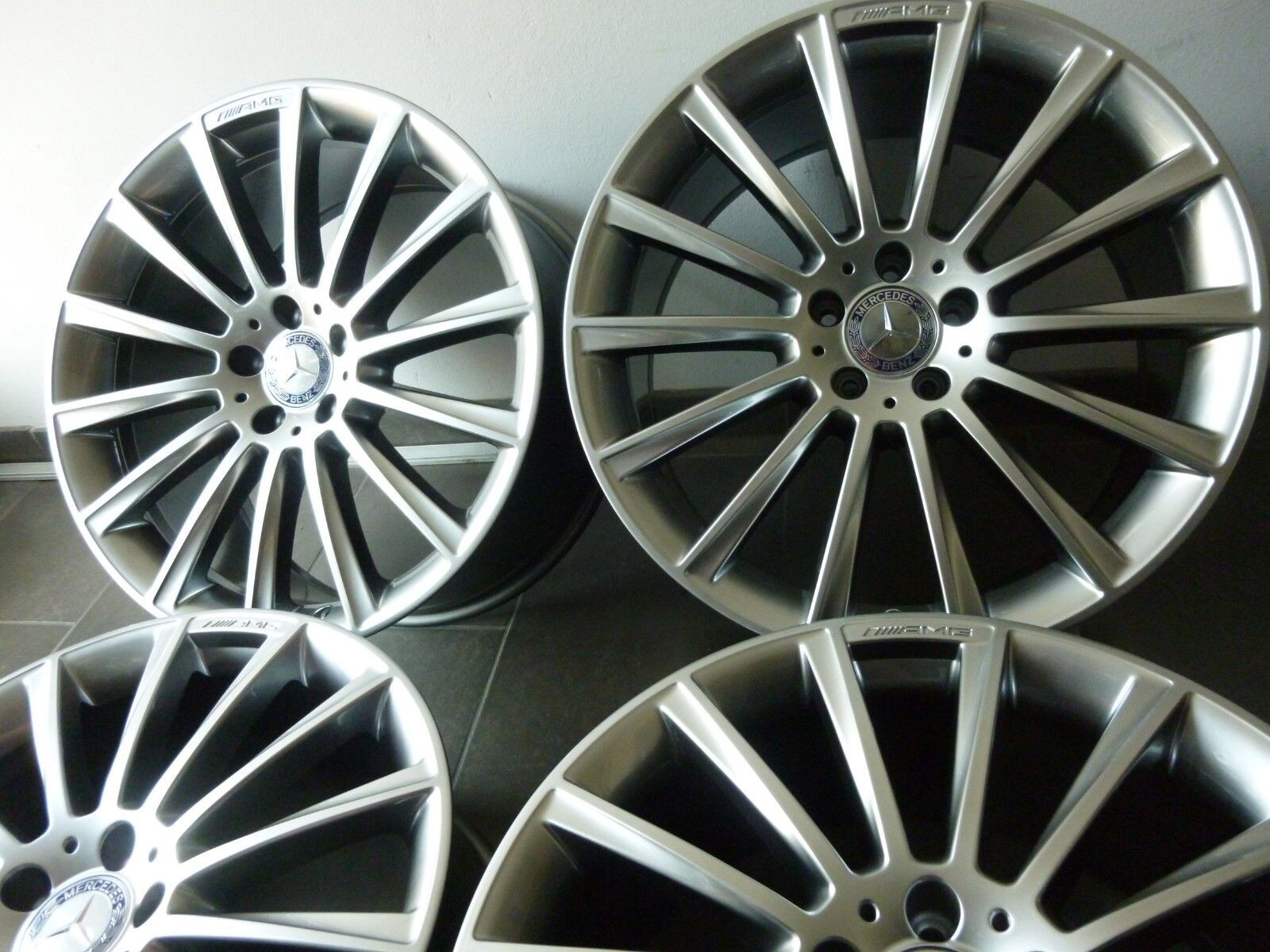 4 AMG Rims 8.5+9.5 X 20 Mercedes W222 C217 Maybach W221 C216 W212 R230 W218
