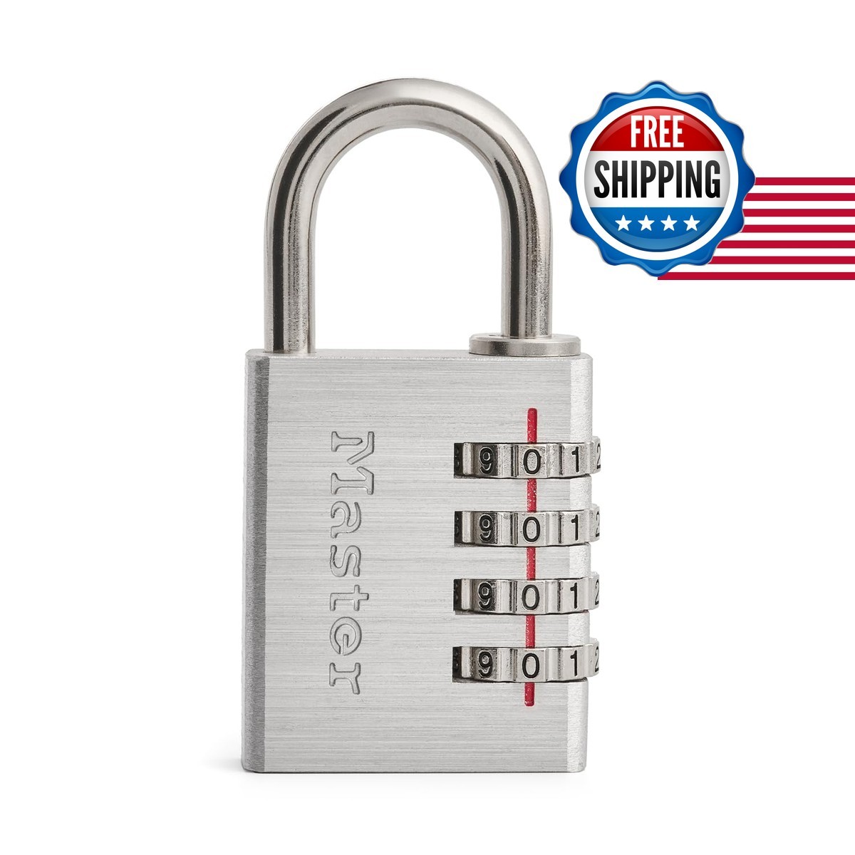 Master Lock 643D Set Your Own Combination Padlock, 1 Pack, Silver