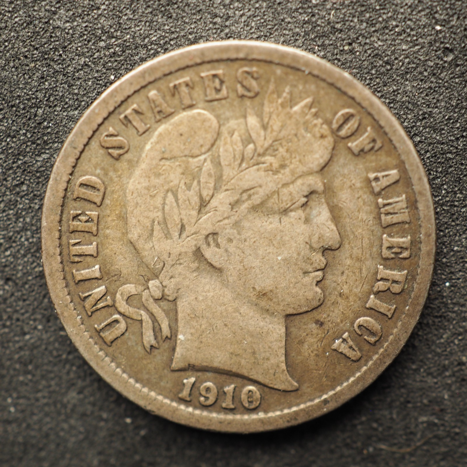 1910 **S** BARBER SILVER DIME ** REALLY NICE   ** FREE SHIPPING! C0632