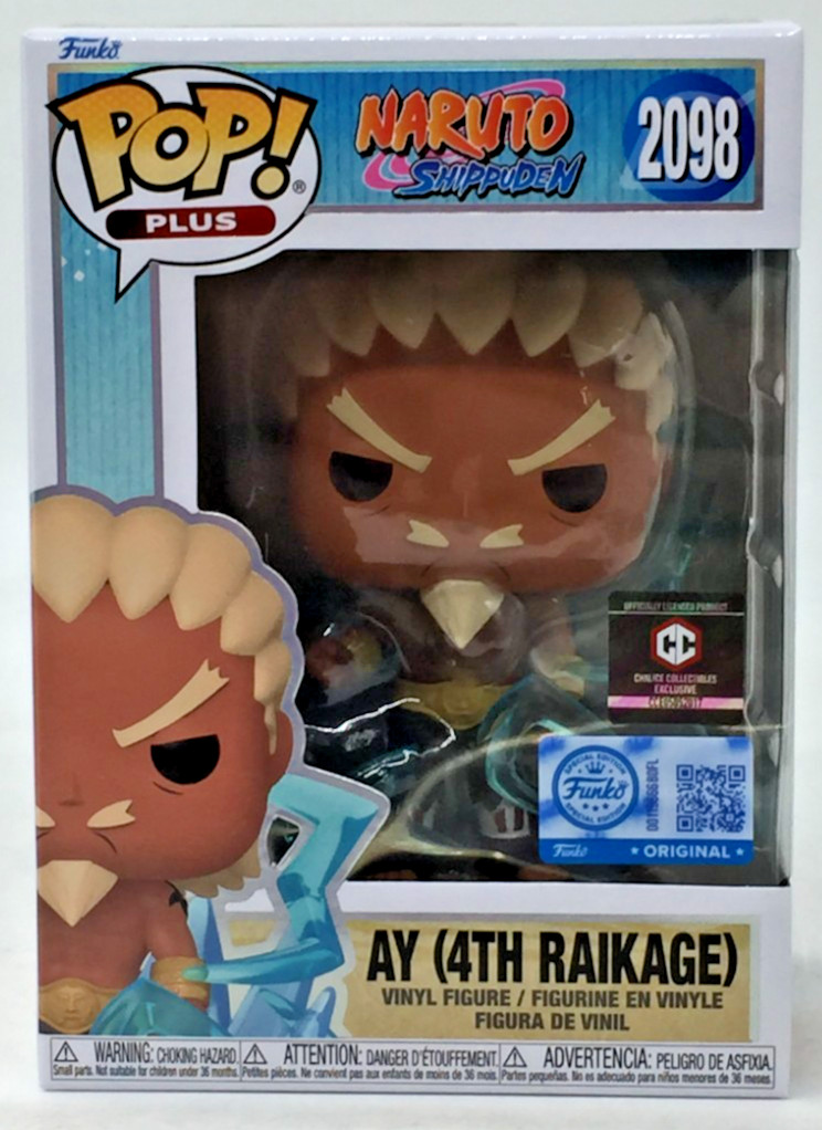 Funko Pop! Naruto Shippuden PLUS AY #2098 4th Raikage Chalice CC EX Funko SE
