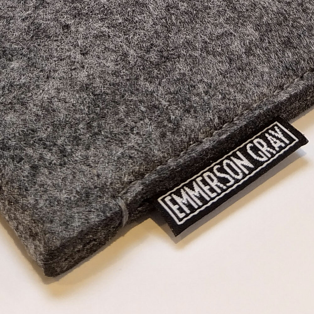 Emmerson Gray felt CUSTOM sleeve (LARGE)