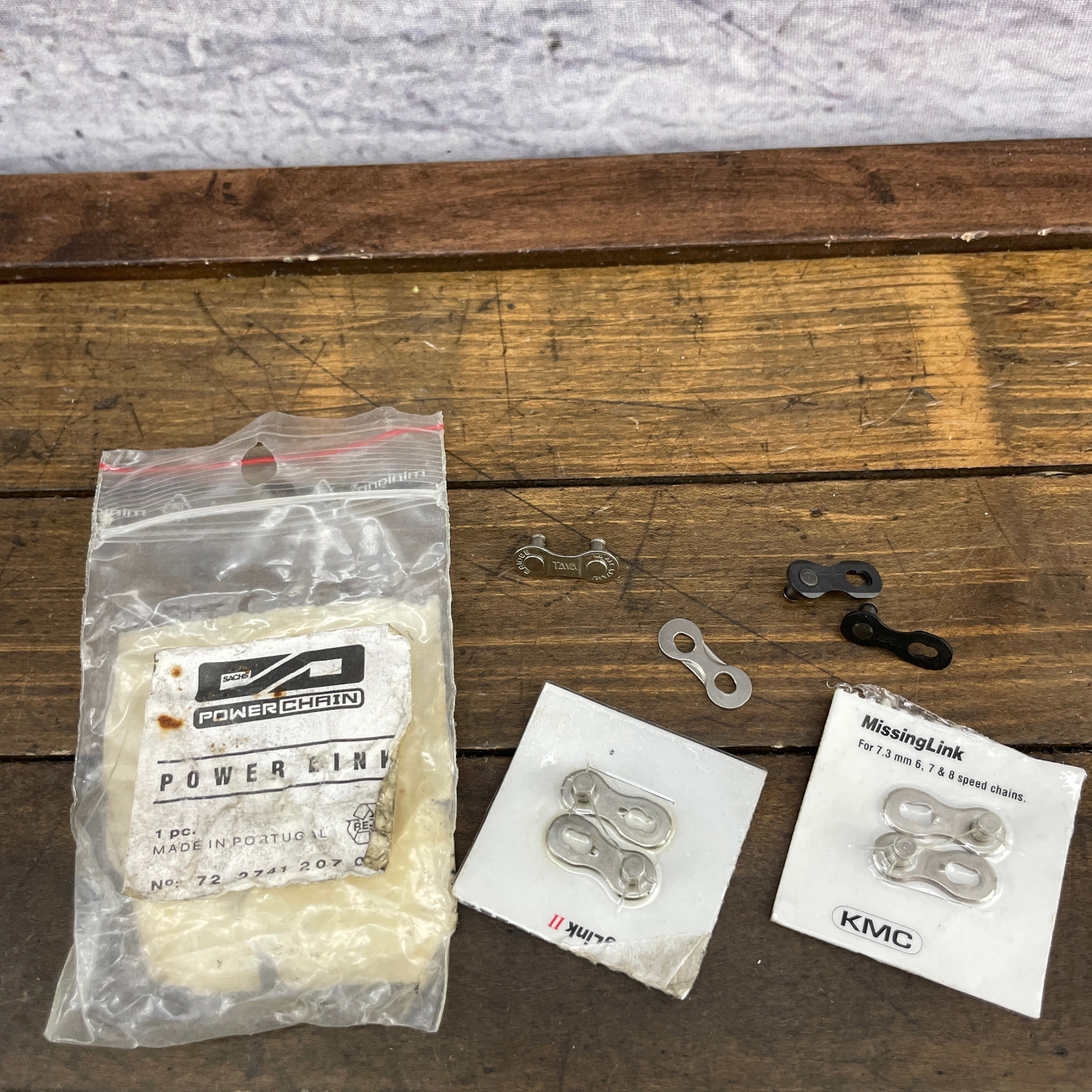 Vintage Sram KMC Power Missing Link Quick Link 7 8 9 Speed Chain Parts 90s   MTB