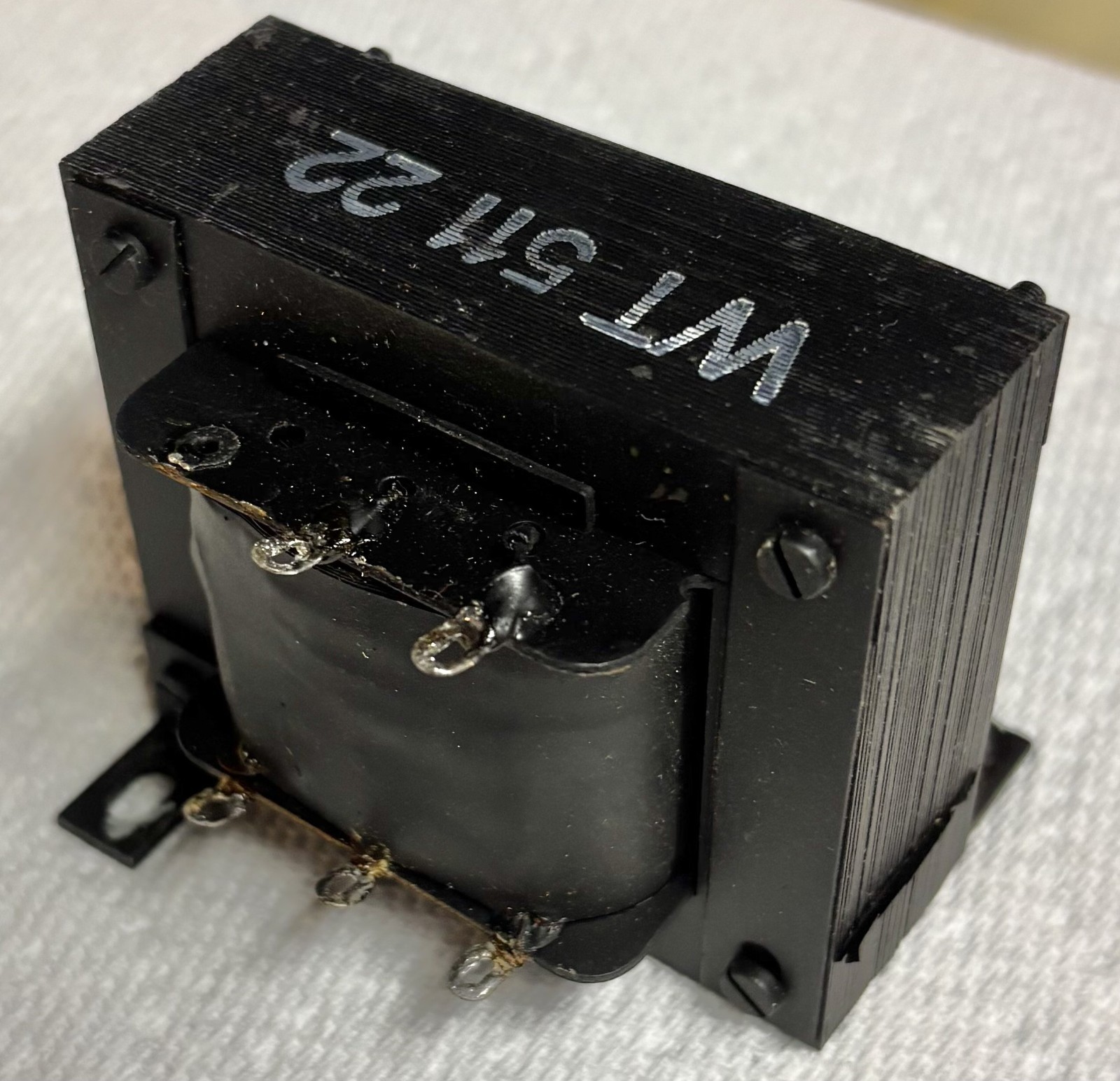 PAIR of S.E. Audio Output Transformers, 5 Watt, Approx. 8KΩ Primary Used Tested