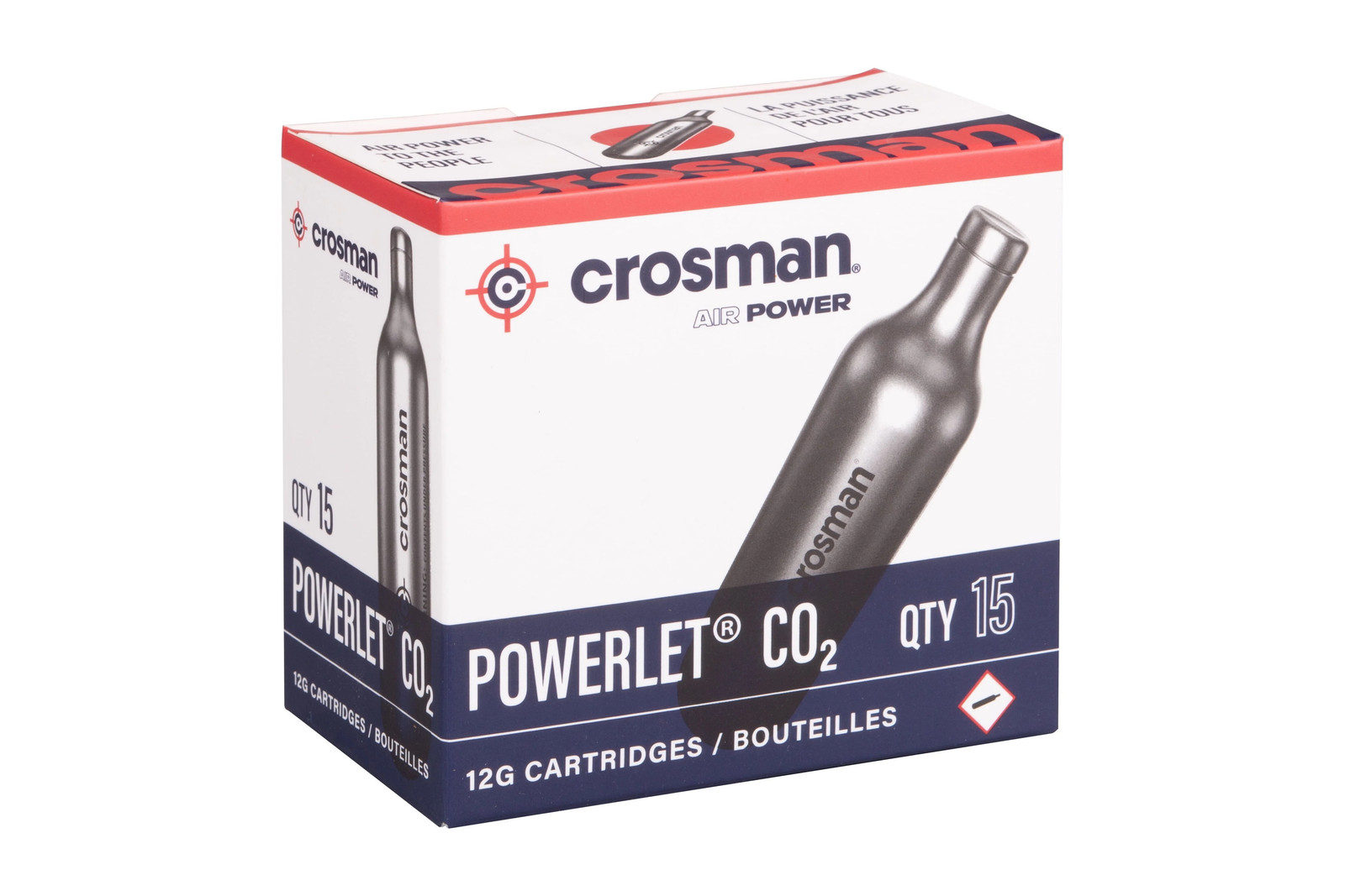 12 Gram CO2 Powerlet Cartridges for Airguns