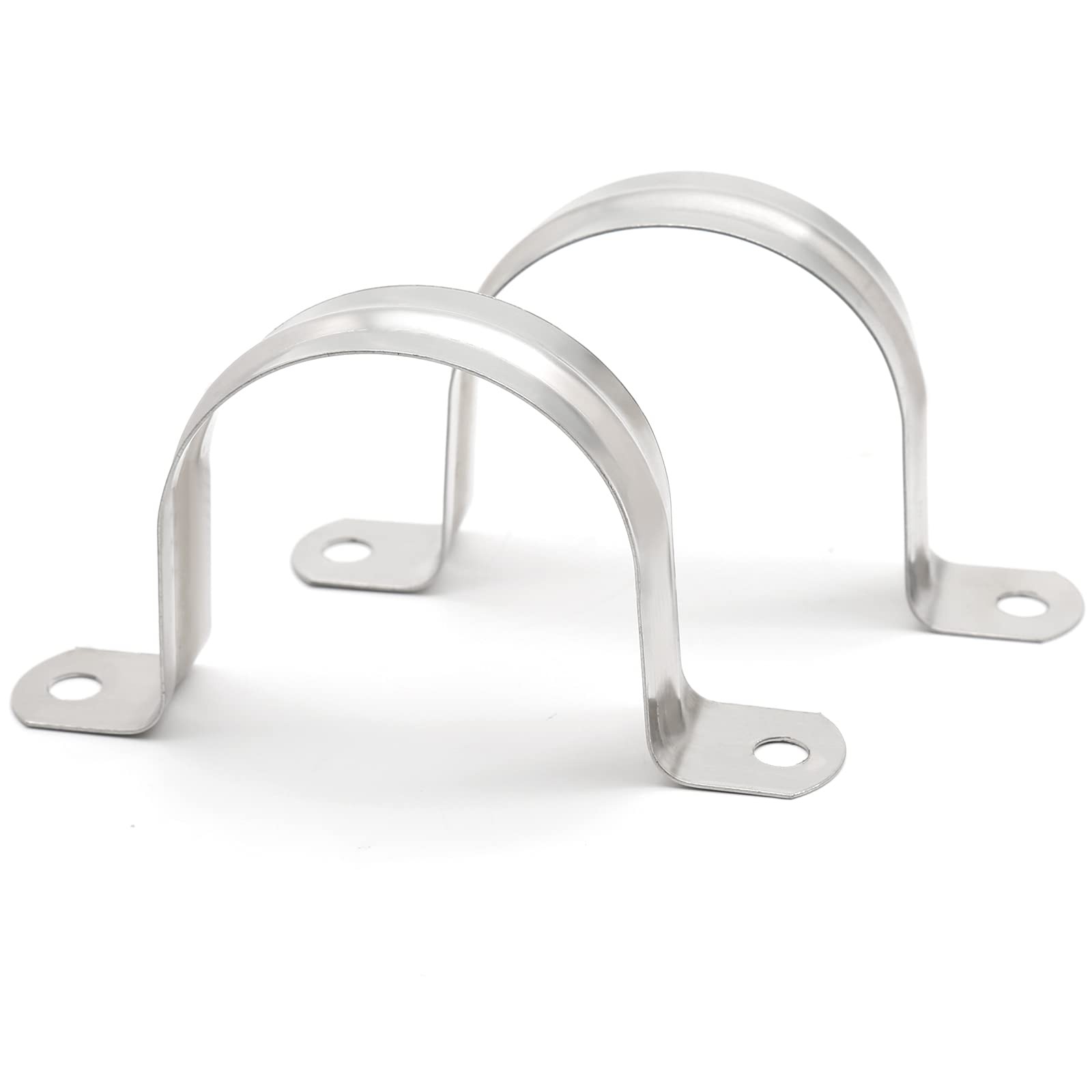 suiwotin M50 2 Inch Conduit Clamps, Stainless Steel Cable 2 Inch, 10pcs