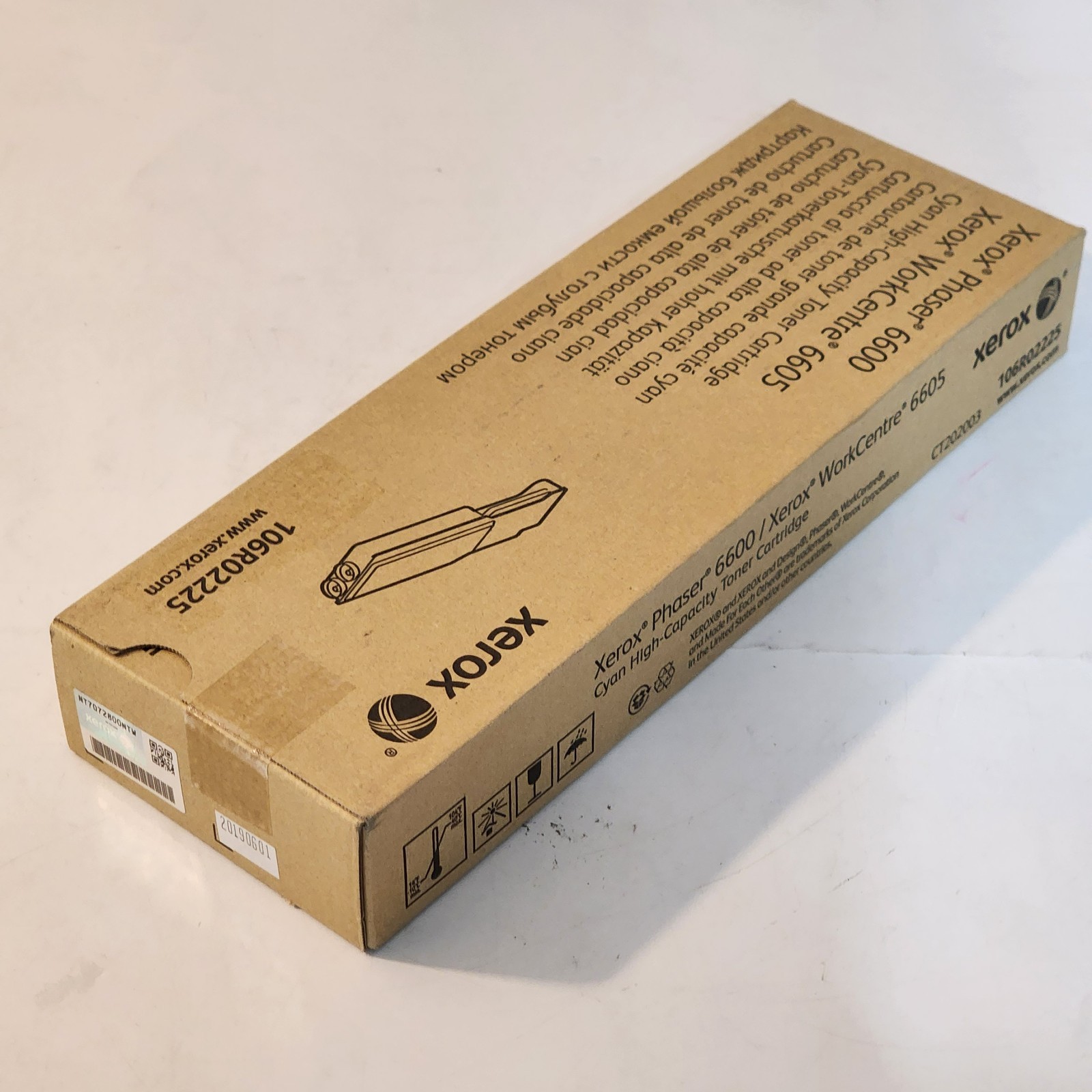 Xerox 106R02225 Cyan High Capacity Toner Cartridge Genuine Sealed Box Free Ship