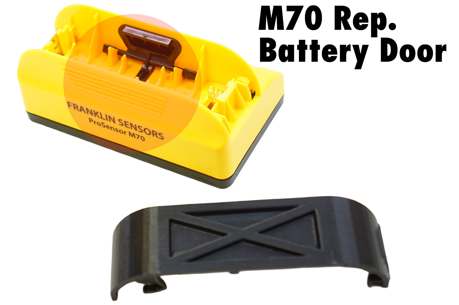 Replacement Battery Cover Door for Franklin Sensors ProSensor M70 Stud Finder